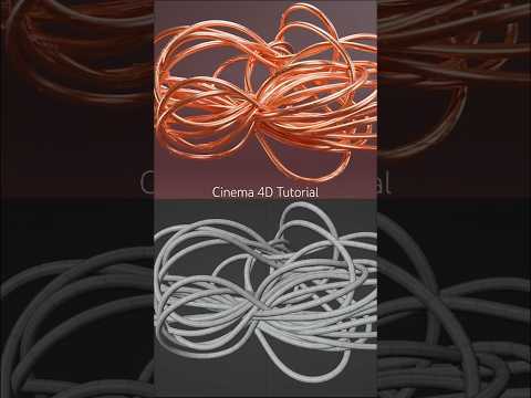 Cinema 4D Tutorial ( Create Rope Dynamic Animation) Watch Full Tutorial #cinema4d #c4d #tutorial