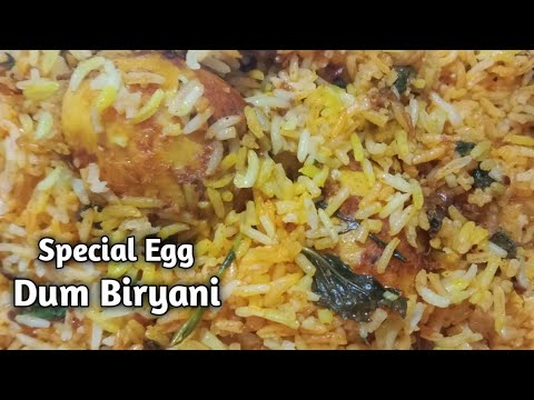 గుమ గుమలాడే స్పెషల్ ఎగ్ దమ్ బిర్యానీ😋 | Special Egg Dum Biryani| |  Hyderabad Egg Dum Biryani |