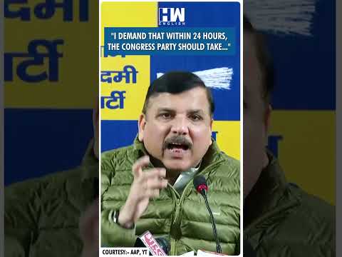 #Shorts | "I demand that within 24 hrs.." | Sanjay Singh | Ajay Maken | Kejriwal | AAP BJP Congress