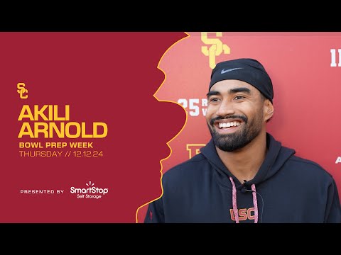 USC Safety Akili Arnold | Thursday of Texas A&M Bowl Prep