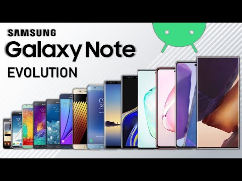 Evolution of Samsung Galaxy Note