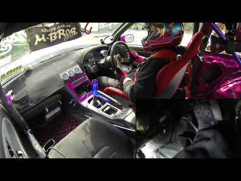 Naoki nakamura drifting with Crocs Onboard and pedal cam at meihan  #shorts