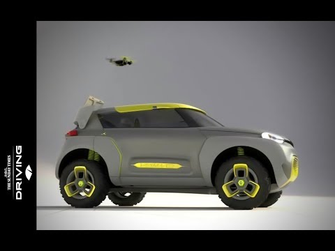 Renault KWID concept... with Flying Companion drone