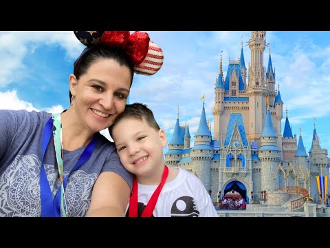 Caleb GOES to DISNEY World with Mom and Aubrey! BEST DAY EVER! DiSney RIDES for Kids.