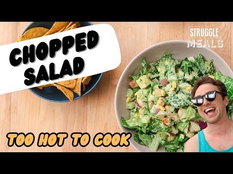 Beat the heat with a refreshing Chopped Salad in minutes