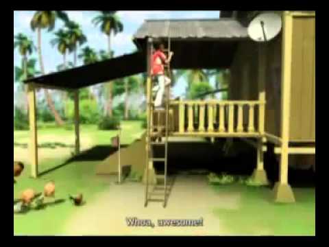 Upin & Ipin dalam bahasa arab flv Low