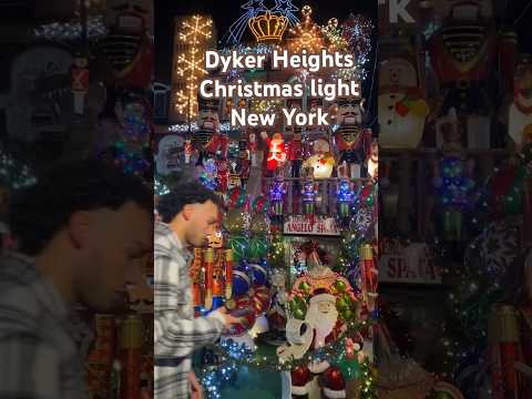 Christmas Decorations at Dyker Heights neighborhood New York #dykerheightschristmaslights