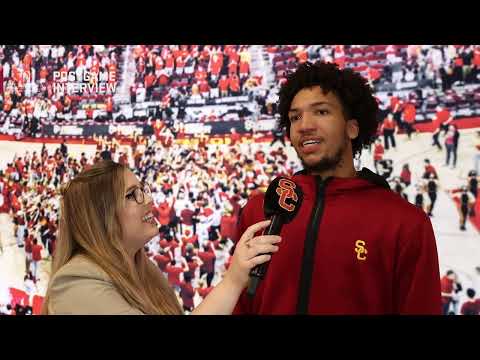 USC MBB's Desmond Claude on Trojans' 89-63 win over Montana State, HC Eric Musselman's leadership