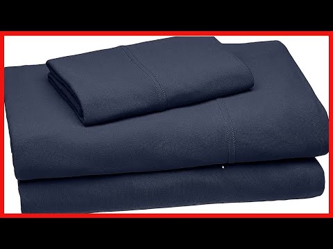 Amazon Basics Performance Brushed Microfiber Bed Sheet Set, Moisture Wicking and Cooling