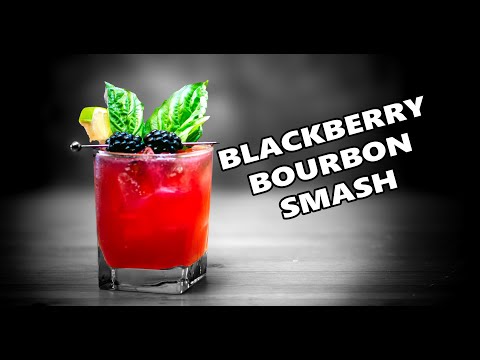 How To Make The Blackberry Bourbon Smash | Booze On The Rocks