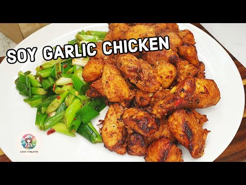 Easy Healthy Spicy Soy Garlic Chicken In Air Fryer For Weight Loss | Air Fryer Chicken Recipes |