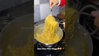 Desi Ghee Wali Maggi😳😍|| Indian Street Food