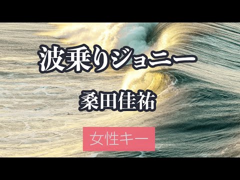 【女性キー(+6)】波乗りジョニー - 桑田佳祐【カラオケ・オフボーカル】