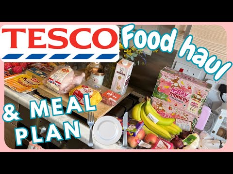 TESCO FOOD HAUL & MEAL PLAN FOR FAMILY OF 4 | GROCERY HAUL UK