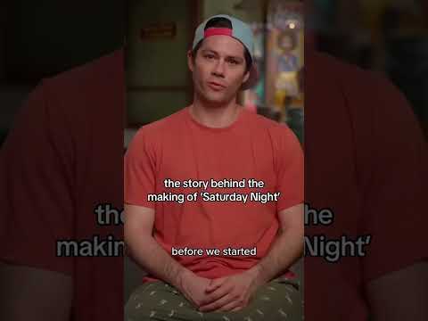 The set design of the movie 'Saturday Night' mimics the actual set of 'Saturday Night Live'