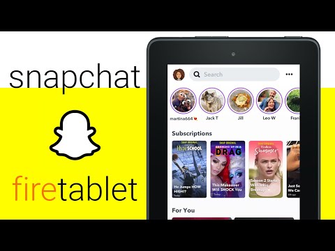 Download Snapchat to the Amazon Fire 7 Tablet Guide