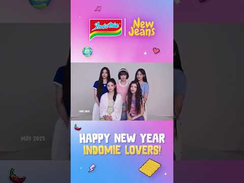 NewJeans Happy New Year Wish to Indomie Lovers Selamat Tahun Baru, Indomielovers!