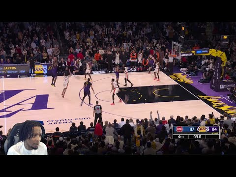 FlightReacts To PISTONS at LAKERS | FULL GAME HIGHLIGHTS | December 23, 2024!