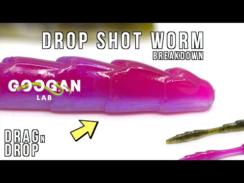 A FINESSE FISHING WORM Breakdown! ( Googan DRAG n DROP  )