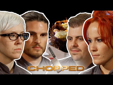 Chopped: Sea Urchin, Pork Hocks & Goat Cheese | Full Episode Recap | S9 E8 | Food Network