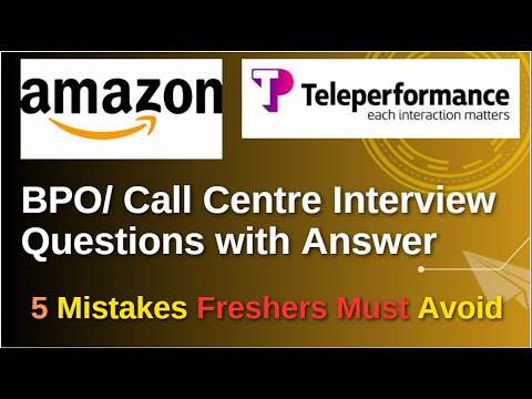 Top Interview Questions for BPO Jobs | Amazon, Flipkart, Zomato Customer Support