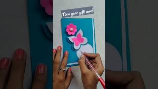 New year special gift card making idea.. 😀❤️👍 paper gift card making..