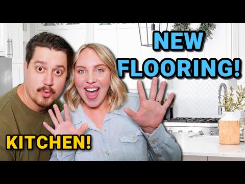 KITCHEN UPGRADE! NEW FLOORING!