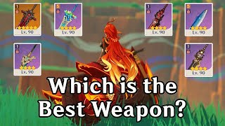 Best Weapon for C0 Mavuika? Mavuika Weapon Comparison - [Genshin Impact 5.3]