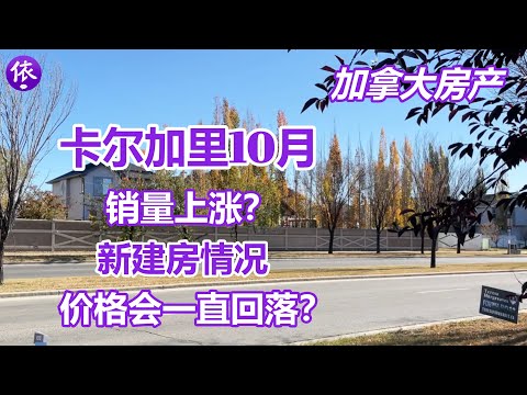 加拿大卡尔加里10月房产，价格会一直回落吗？新建房情况如何？