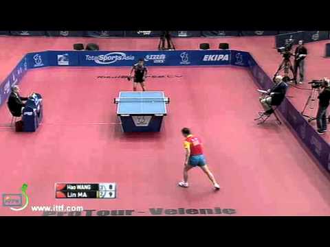 2011 Slovenian Open Semi Finals - Ma Lin vs Wang Hao