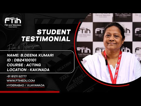 Deena Kumari. Acting Student Diaries || FTIH