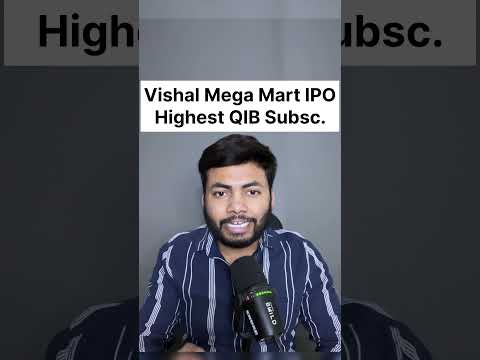 QIB Overloaded in Vishal Mega Mart IPO🔥Highest 5 QIB Actions #ipo #buyback #shortsfeed