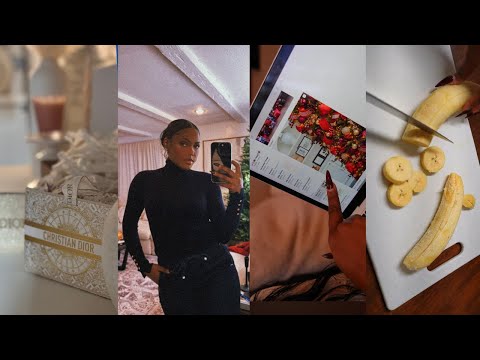 WEEKLY VLOG in MY 30s | WHAT I EAT IN A DAY, DIOR BEAUTY UNBOXING, HOLIDAY DECOR, ERRANDS