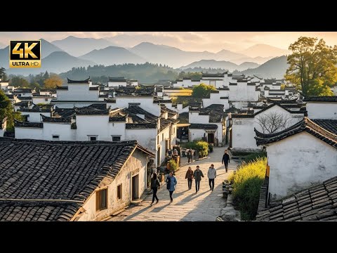 “一生痴绝处，梦落西递间”—— 漫步皖南古村西递的神秘韵味。4K  China