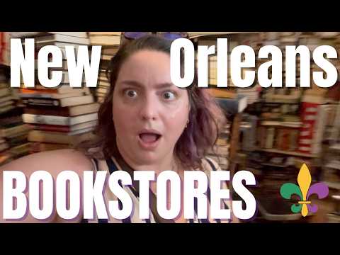 independent bookstore shopping in New Orleans | bookstore tour & NOLA vlog