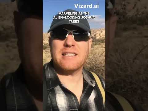 Marveling at the alien-looking Joshua Trees