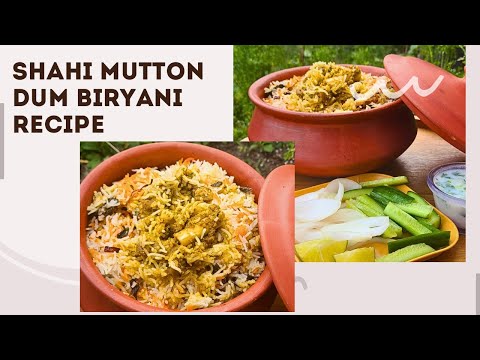 Shahi Mutton Dum Biryani Recipe/Easy and Simple Mutton Biryani Recipe