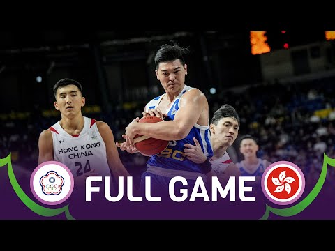 Chinese Taipei v Hong Kong | Full Basketball Game | FIBA Asia Cup Qualifiers 2025