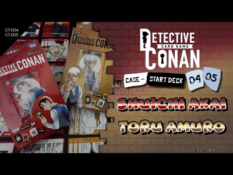 DETECTIVE CARD GAME CONAN | Start Deck 04/05 - Shuichi Akai / Toru Amuro