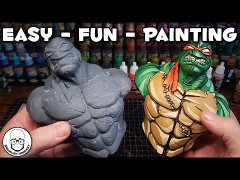 The EASY Way to Paint Comic Book Style   FULL GUIDE