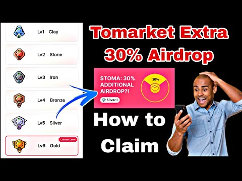 Tomarket 30% Extra TOKEN | How to Claim | Tomarket Snapshot | Tomarket New Update