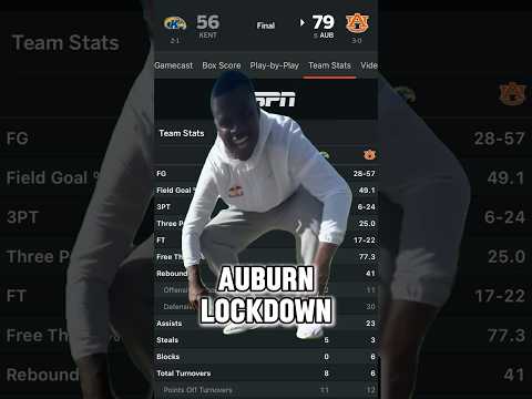 Auburn Got Serious With Kent State! #WarEagle #auburnbasketball #auburn