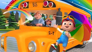 Wheels On The Bus New Kids Song | 110 Seconds Several Sound Variations Song | Jolly Rhymes