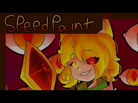 【SpeedPaintRedraw】 🇪 🇾 🇪 🇸  🇴 🇫  🇩 🇪 🇸 🇵 🇦 🇮 🇷  (Gift for Yaco Universe)