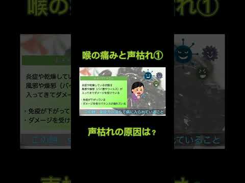 【声枯れ】乾燥は喉の敵