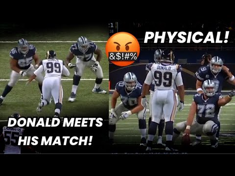 When Aaron Donald MET Zack Martin, Tyron Smith & Travis Frederick (OL vs DL) Aaron Donald vs Cowboys