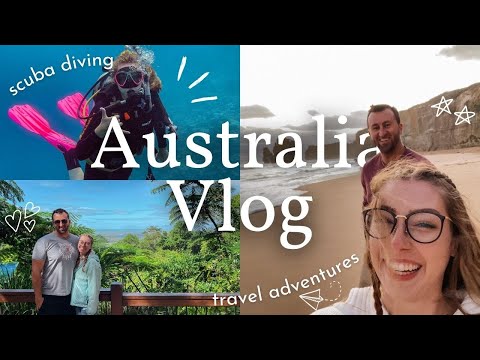 Australia Honeymoon Vlog  🐠 | scuba diving, AirBnb finds, & travel adventures