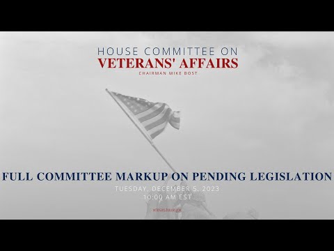 Full Committee Markup on Pending Legislation