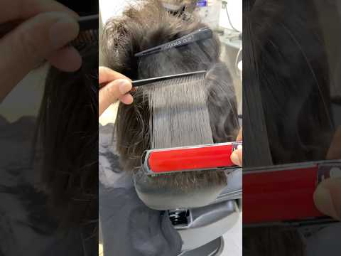 Hair keratin treatment #music #beach #love #travel #edm #youtubeshorts #hairstyle