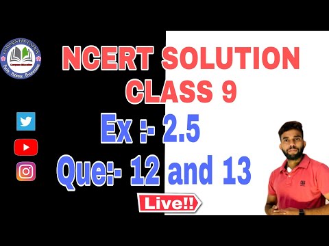 Class 9 polynomials Question 12 and 13 exercise 2.5 complete solution maths